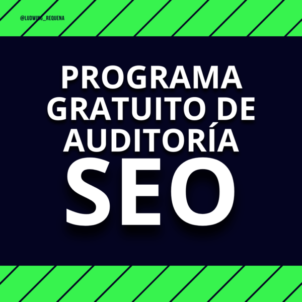 Programa gratuito de auditoría SEO